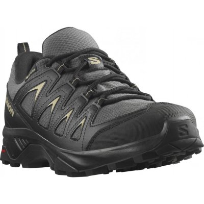 Salomon X Braze Gore Tex L47180500 pánské boty magnet black gray green – Zboží Mobilmania