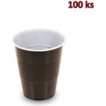 WIMEX Kelímek hnědý 0,15 l PP automatový průměr 70 mm – Sleviste.cz