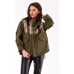 Cimny dámská mini parka khaki – Sleviste.cz