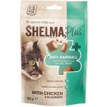 Shelma Cat Snack Anti-hairball polštářky kuřecí borůvky 60 g – Hledejceny.cz