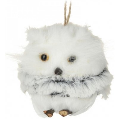 Sezónkovo Závěsná zimní sova 8 cm – Zboží Mobilmania