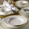 Jídelní souprava ASIR Porcelánová jídelní souprava GOLD bílá zlatá 18 ks