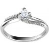 Prsteny iZlato Forever zásnubní prsten s diamanty Promise 9 white ARBR11