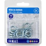 očko se závitem zavřené 40x14x3,8mm Zn (10ks) – Hledejceny.cz