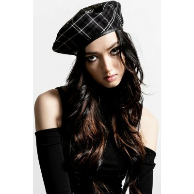 Killstar baret Dark Fate Ash Tartan – Hledejceny.cz