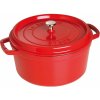 Sada nádobí Staub Cocotte hrnec kulatý 30 cm 8,35 l červený