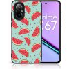 Pouzdro a kryt na mobilní telefon Realme PROTEMIO MY ART ochranný kryt pro Realme C67 WATERMELON (120) 83981