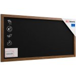 Allboards TB126 tabule černá křídová v dřevěném rámu 120 x 60 cm – Sleviste.cz