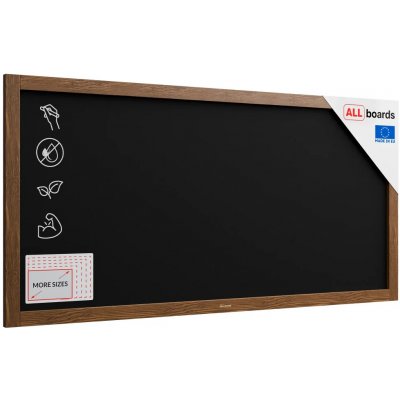 Allboards TB126 tabule černá křídová v dřevěném rámu 120 x 60 cm – Sleviste.cz