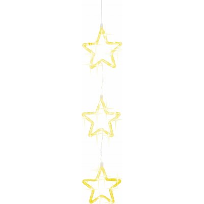 MagicHome Dekorace hvězdičky, 44xLED teplá bílá, IP44, 3xAA, 55,5 cm – Hledejceny.cz