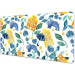 podložka na stůl hroši a domy – Zboží Mobilmania