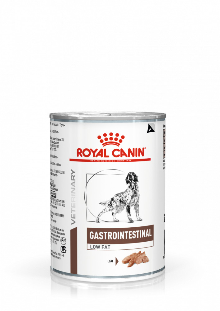 Royal Canin Veterinary Diet Dog Gastrointestinal Low Fat Can 410 g
