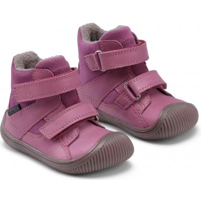 Bundgaard dětská podzimní obuv The Walk Velcro TEX 715 Rose Wine – Zboží Mobilmania