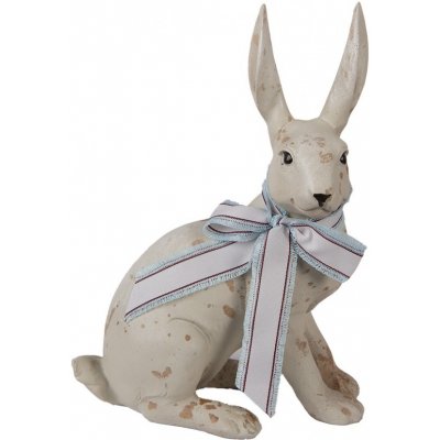 Dekorace béžový sedící králík s mašlí Rabbit Bow - 20*11*28 cm – Hledejceny.cz