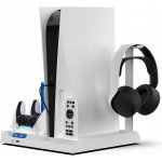 iPega P5S028 All-in-one Nabíjecí Stojan s Chlazením pro PS5, PS5 Slim Black – Zboží Živě