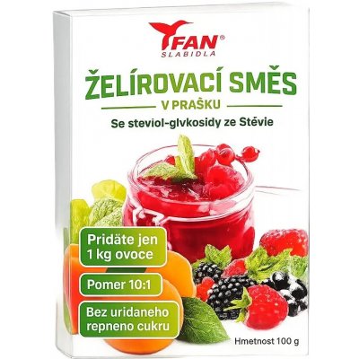 Fan Želírovací směs se Stévií 100 g – Hledejceny.cz
