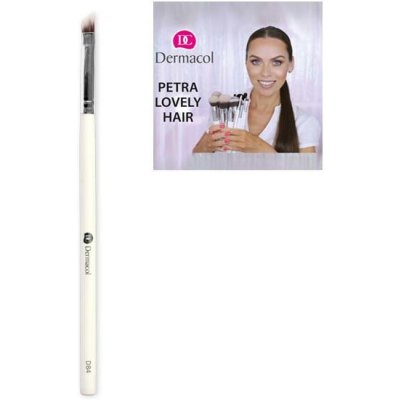 PLH & Dermacol kosmetický štětec na gelové a tekuté oční stíny na oči a obočí D84 Eyeshadow & Brow Brush – Zbozi.Blesk.cz