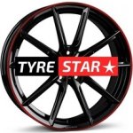 Borbet LX 8x18 5x112 ET40 black rim red – Zboží Mobilmania