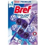 Bref Color Aktiv tuhý WC blok Lavender 2 x 50 g – Zboží Mobilmania