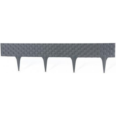 Slovakia Trend Plastová palisáda RattanPalisade, 82x9,5/20 cm, grafit, 240 cm 2171289 – Zbozi.Blesk.cz