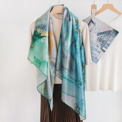Hedvábný šátek Akvarelový sen – Hledejceny.cz