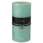 Oválná světle modrá svíčka XXL - 10*10*20 cm - J-Line by Jolipa – Hledejceny.cz