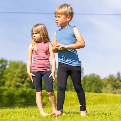 Tarua dětské merino tílko blankytné – Sleviste.cz