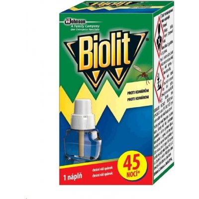 Biolit Náplň do elektrického odpařovače proti komárům 27 ml 45 nocí