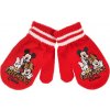 Dětské rukavice Disney Minnie mouse červené palčákové rukavice