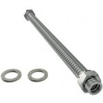 Flexira nerezový vlnovec DN8 3/8" x 3/8" 210cm s maticemi, PN16, AISI 316L 762103838 – Zbozi.Blesk.cz