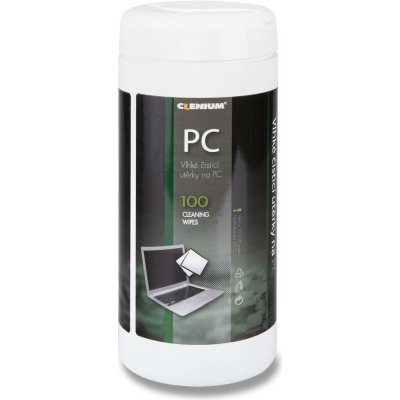 Clenium Vlhké čisticí utěrky na PC Cleaning Wipes dóza, 100 ks – Hledejceny.cz