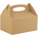Krabička na výslužku kraftová 19 x 14 x 9 cm 10 ks – Zboží Mobilmania