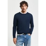 Gant Extrafine Merino Wool C-neck modrá – Hledejceny.cz