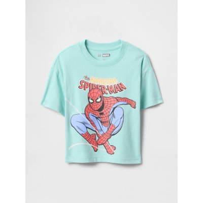 Baby oversize tričko Gap & Marvel zelená – Sleviste.cz