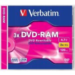 Verbatim DVD+RW 4,7GB 4x, SERL, spindle, 10ks (43488) – Zboží Mobilmania