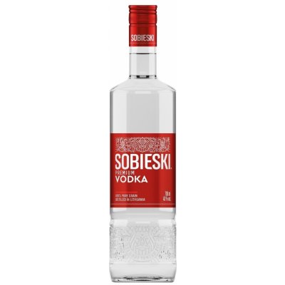 Sobieski Premium Vodka 40% 0,7 l (holá láhev)
