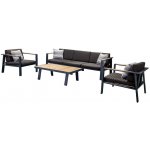 HIGOLD NL Zahradní 5 místná sedací souprava NOFI BLACKHG680130B – Sleviste.cz