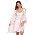 Luxusní košilka a župan 1E8282 růžová – Zboží Dáma