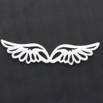 Naše galanterie Křídla plexi mléčné 10cm 31 – Zboží Dáma