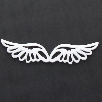 Naše galanterie Křídla plexi mléčné 10cm 31 – Zboží Dáma