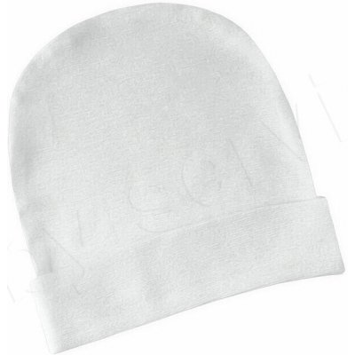 Bavlněná čepička pro miminko Baby service bílá – Zboží Mobilmania