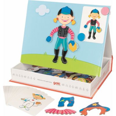 Goki magnetická hra Oblékaní holka – Zboží Dáma