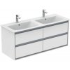 Koupelnový nábytek Ideal Standard Skříňka pod dvojumyvadlo 120 cm, lesklá bílá E0822KN