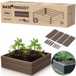 Vyvýšený záhon Prosperplast BASE WOODY hnědý 75,6 cm – Zboží Mobilmania