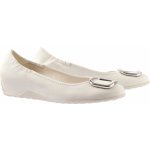 Högl dámské baleríny na klínku bílé – Zboží Mobilmania
