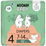 Moomin Baby 4 Maxi 7–14 kg 126 ks – Zbozi.Blesk.cz