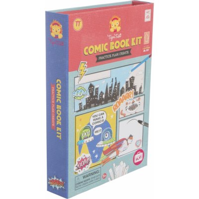 Tiger Tribe Kreativní sada Comic Book Kit Practice. Plan. Create. – Zboží Dáma