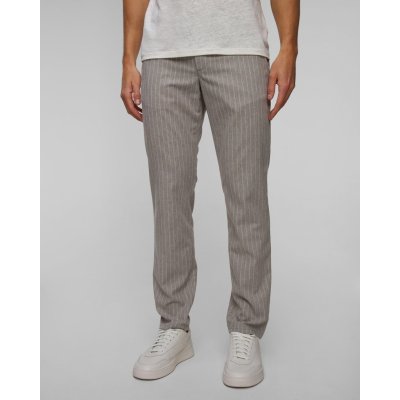 Alberto pánské Lněné kalhoty Lou-j Linen Stripe – Zbozi.Blesk.cz