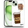 Pouzdro a kryt na mobilní telefon Apple Pouzdro Picasee ULTIMATE CASE MagSafe Apple iPhone 15 Plus - Cute coffee