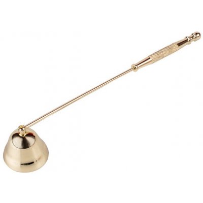 Celokovové Zhášedlo na svíčky zlaté, 240x38x38mm – Sleviste.cz